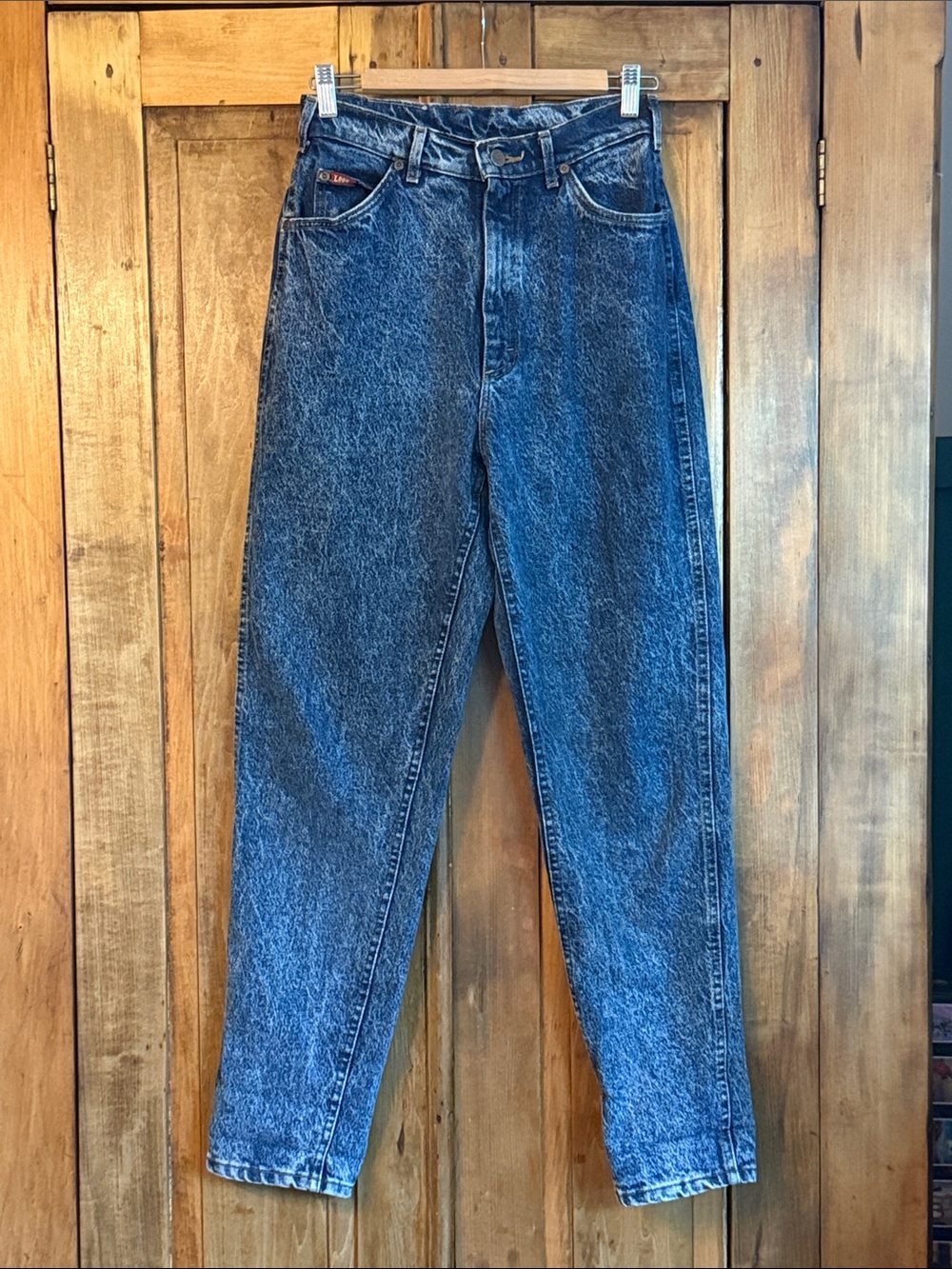 Vintage Riders by Lee Sz 2/4 Women's High-Rise Acid Wash Blue Jeans 80s 90s